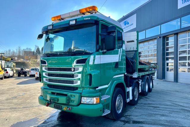 Scania R480 8x4 SWS SZM/Kran/Pritsche