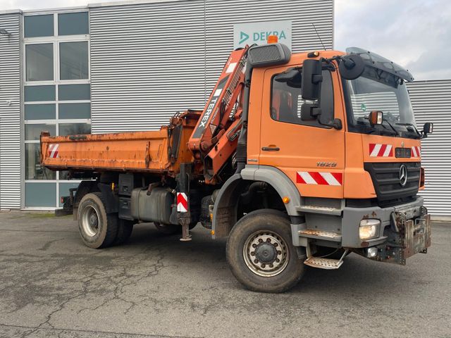 Mercedes-Benz 1829 AK 4x4, Kran 105.2, Winterdienst, TÜV neu