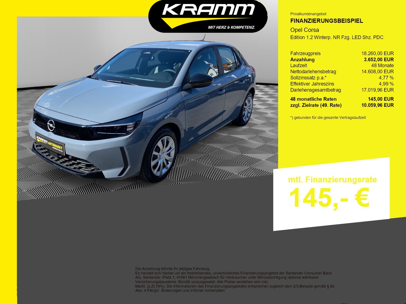 Opel Corsa Edition 1.2 Winterp. NR Fzg. LED Shz. PDC