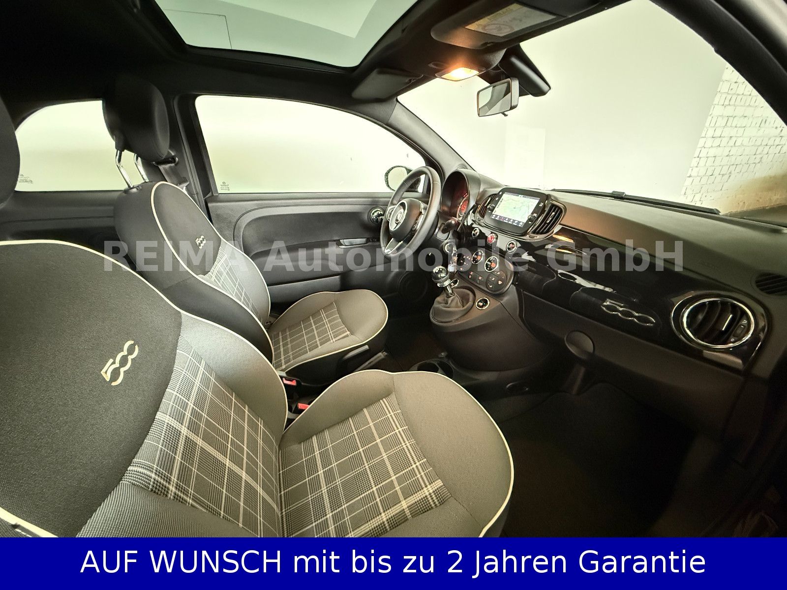 Fahrzeugabbildung Fiat 500 Lounge Mild Hybrid , Pano, Klima, Navi