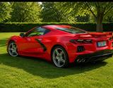 Corvette C8 - rote Corvette C8