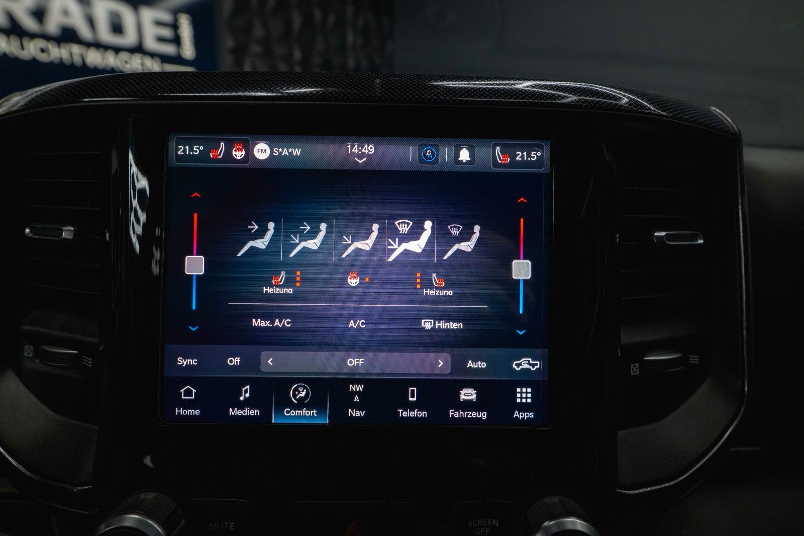 Fahrzeugabbildung Dodge RAM 5.7 V8 HEMI 4x4 Built to Serve AXLE LOCK FOX