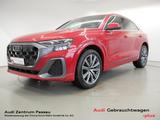 Audi Q8 50 TDI qu. S line UPE 114t MATRIX AHK PANO HE - rote Audi Q8
