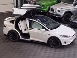 Tesla MODEL X RAVEN PERFORMANCE | WHITE ON WHITE | - weiße Tesla Model X