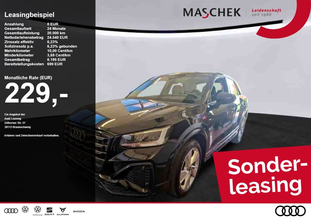 Audi Q2 S line 35 TDI quat Black Naviplus R-Cam Sitzh