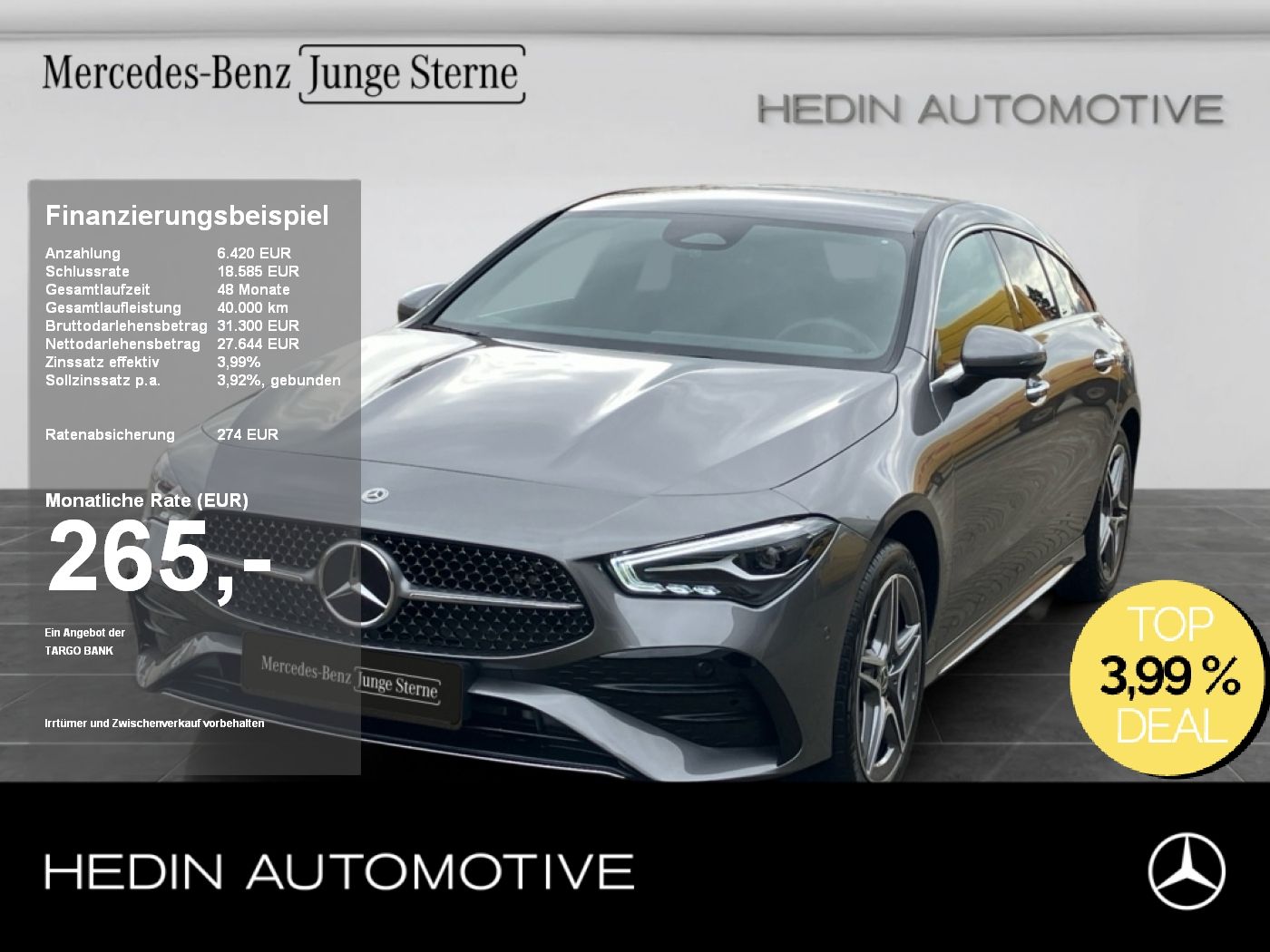 Mercedes-Benz CLA 250 e SB AMG|DISTR|KEYL|360°|TOTW|HUD|EASY-P