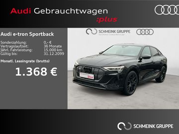 Audi Leasingangebot: Audi e-tron Sportback S line 55 quattro Black Edition