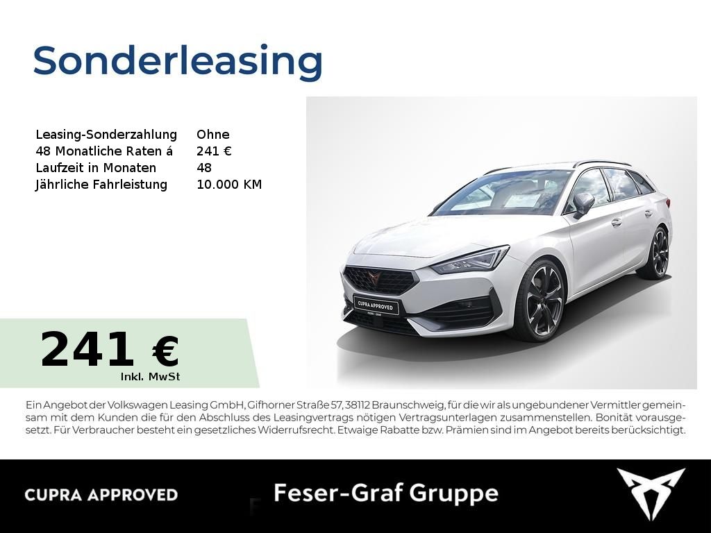 Abbildung Leasingangebot Cupra Leon ST VZ 2.0 TSI DSG Navi Keyless ACC LED