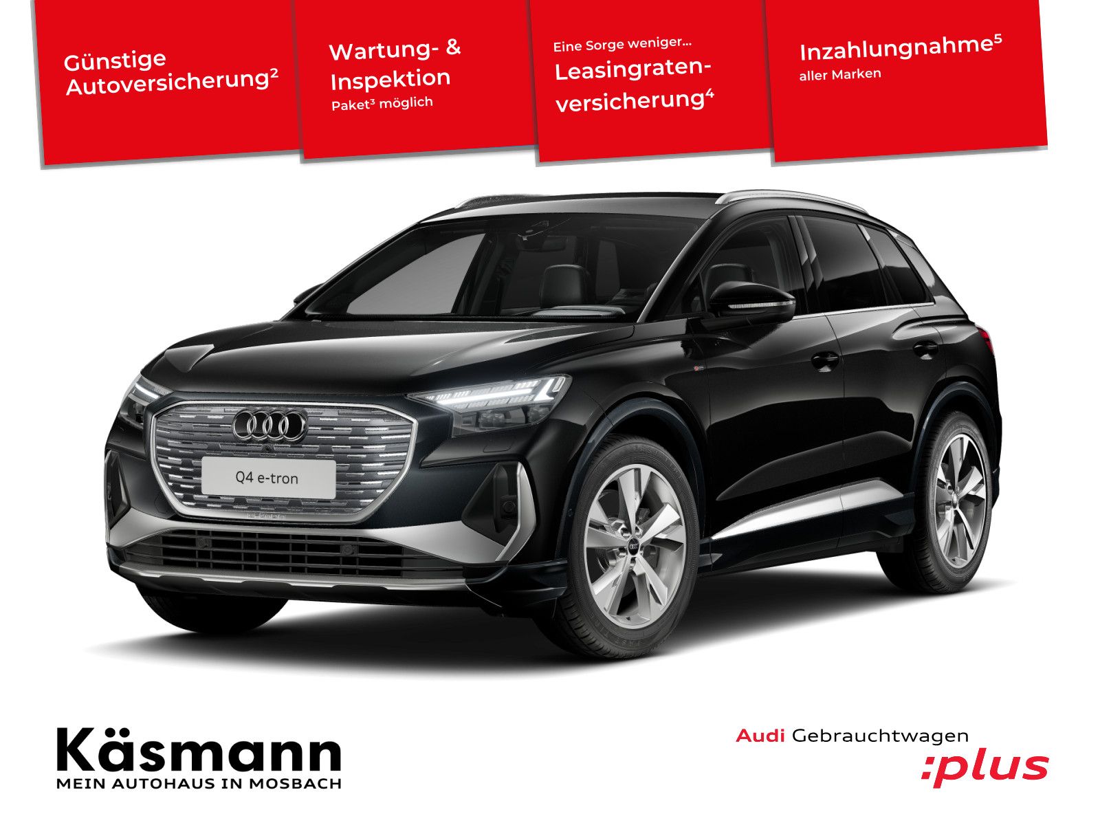Audi Q4 e-tron 45 S line MATRIX 360° HUD AHK SONOS
