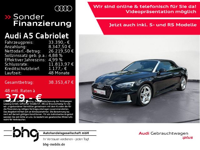 Audi A5 Cabrio 40 TFSI advanced LED Navi Interface Ka foto 2