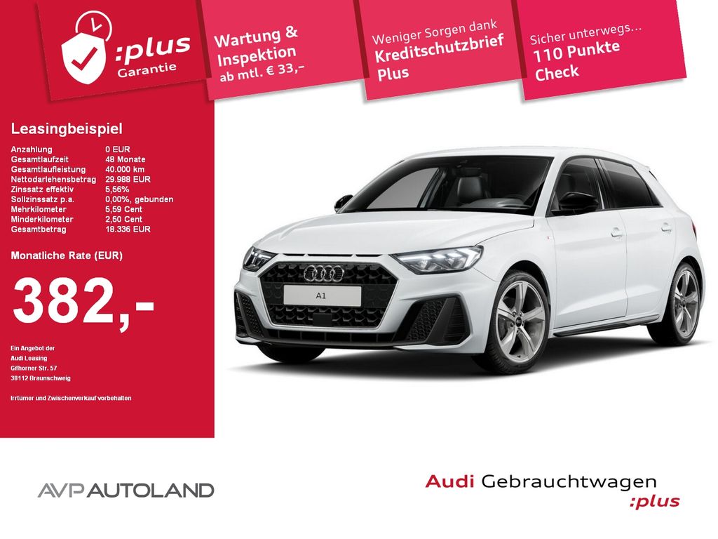 A1 Sportback 30 TFSI S tronic S line | NAVI |