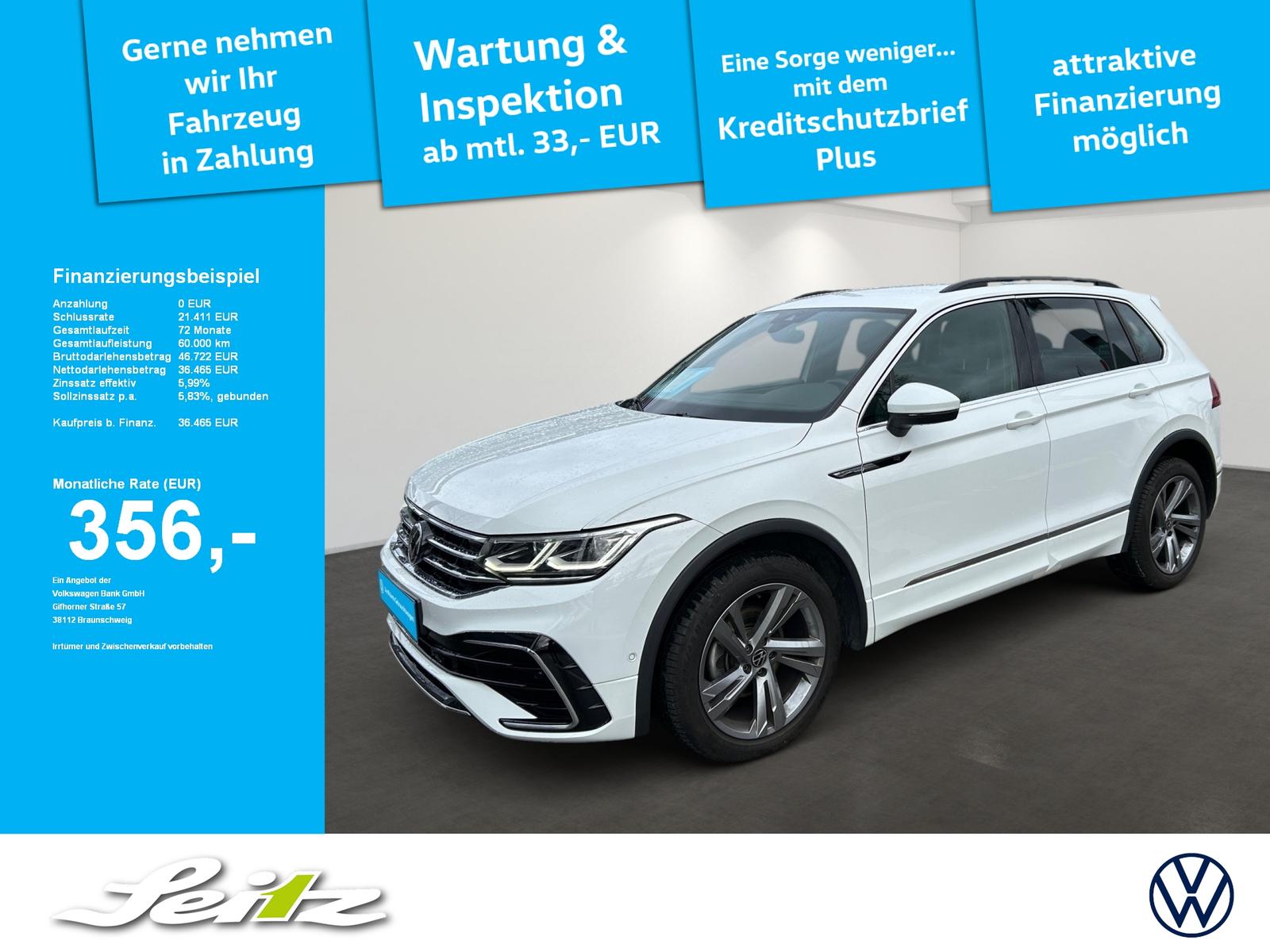 Volkswagen Tiguan 2.0 TDI 4M R-Line *AHK*MATRIX*KAMERA*NAVI
