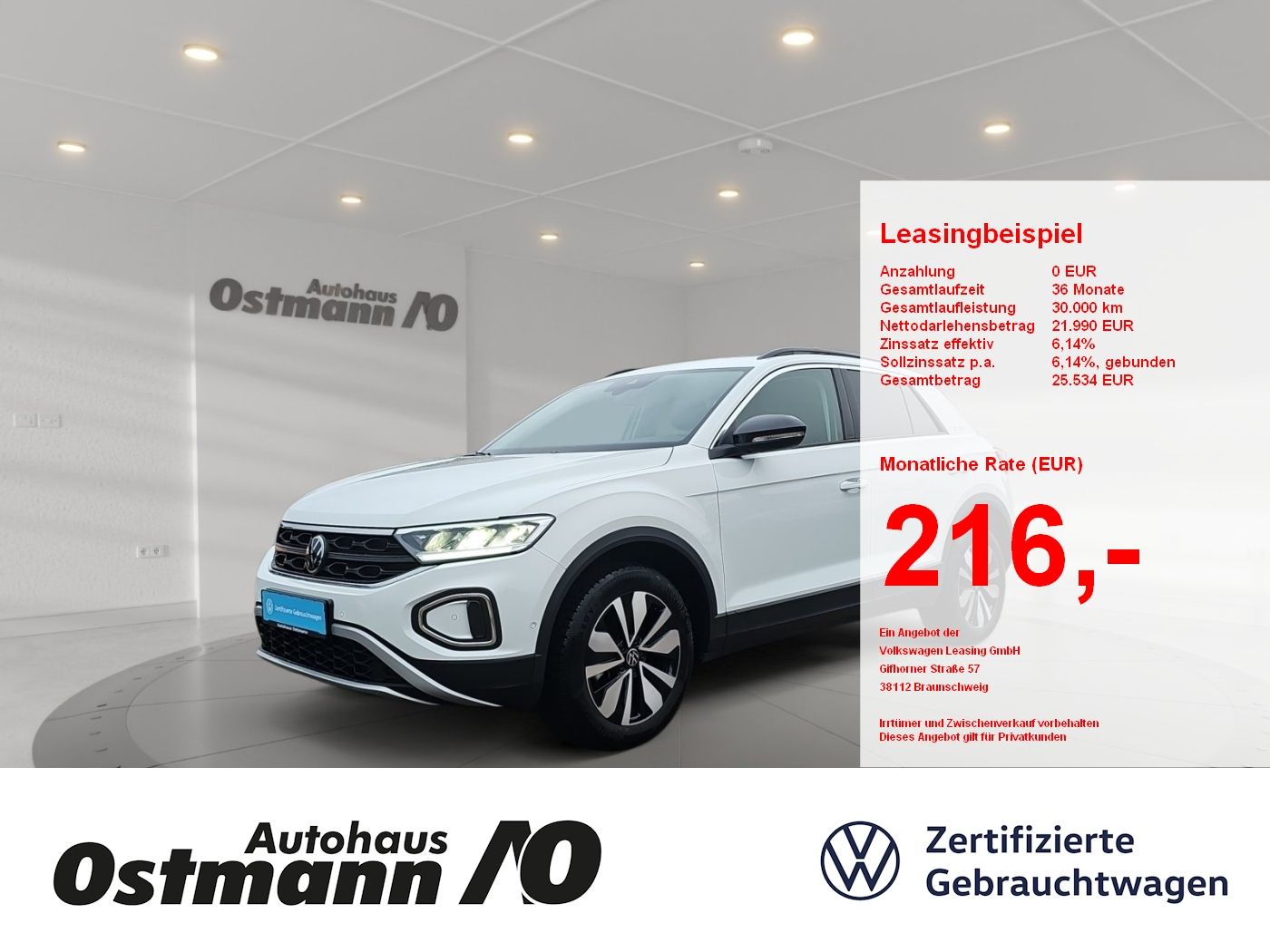 Volkswagen T-Roc 1.0 TSI Goal ACC DynLicht SpurH Facelift