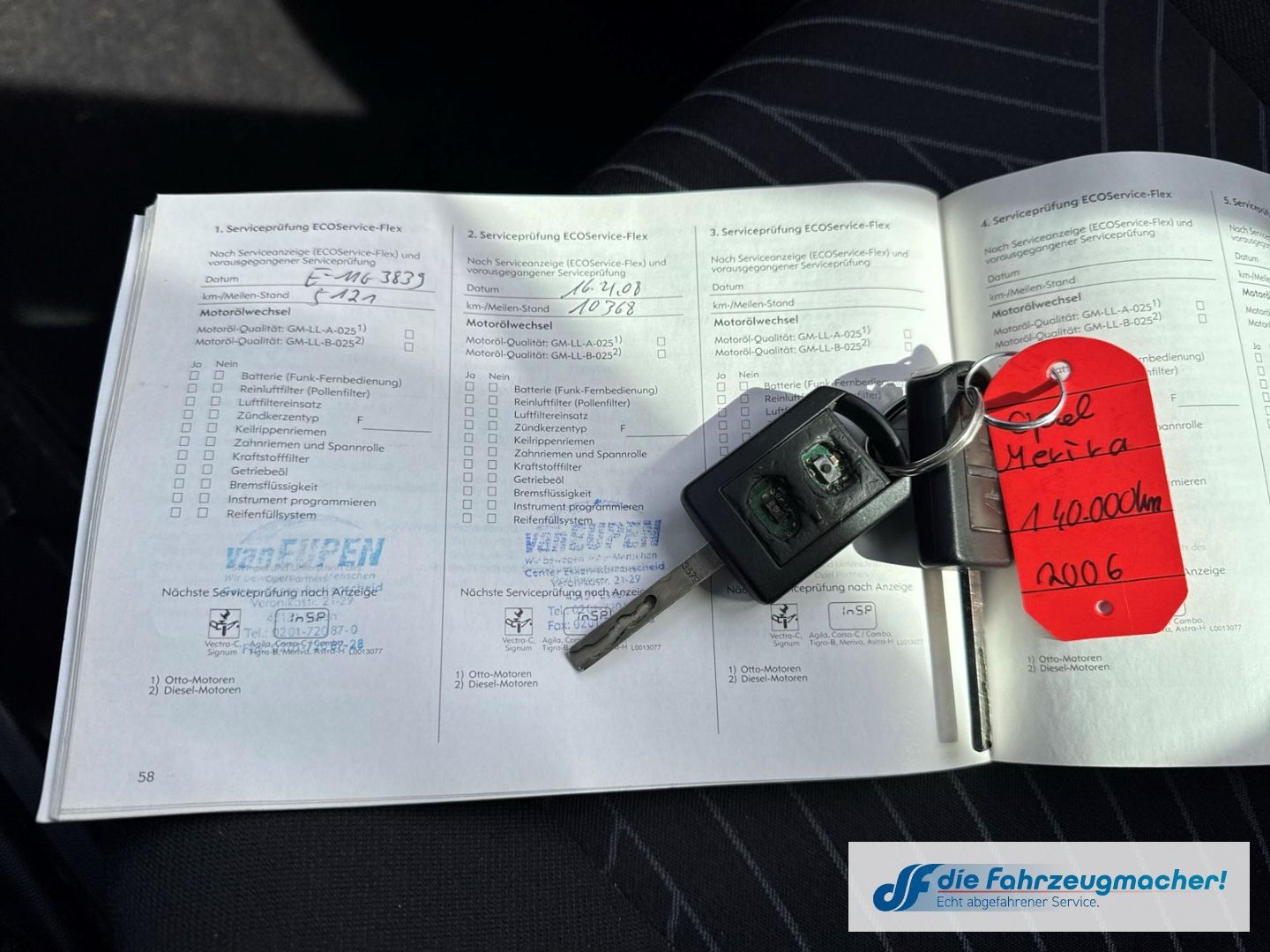 Fahrzeugabbildung Opel Meriva Edition GA Klima el.SP Spieg. *EXPORT