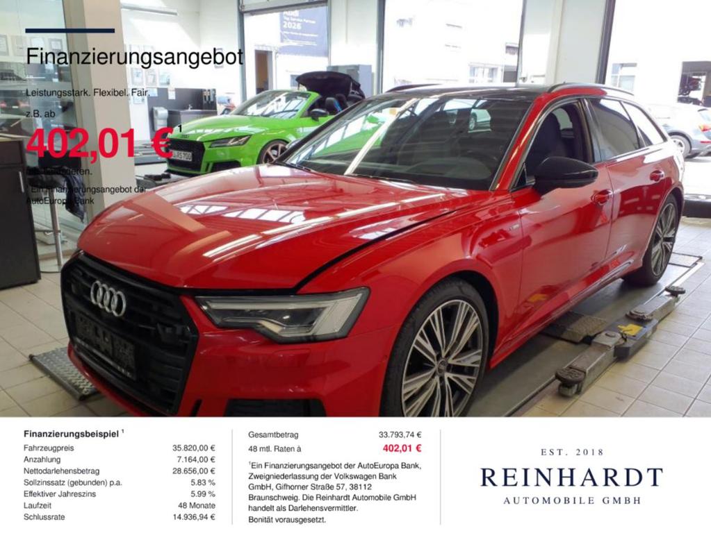 Audi A6 AVANT 45TDi Q 2x S LINE ACCHuDPANOSSITZE 2021