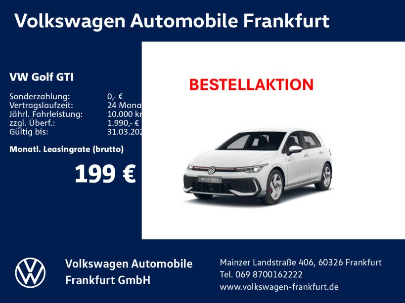 Volkswagen Golf GTI 2,0 l TSI OPF 195 kW (265 PS) 7-Gang-Do