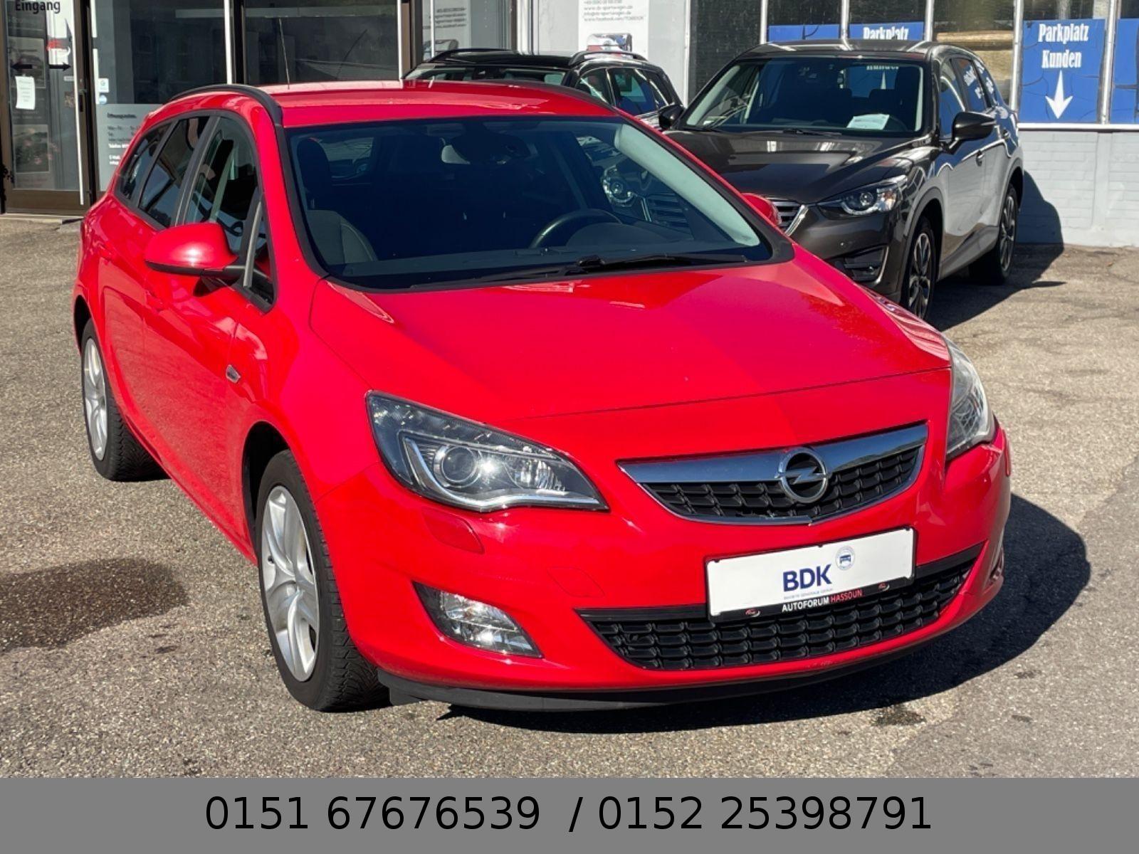 Opel Astra 2011 — engine 1.364 cm³, 140 HP (103kW)