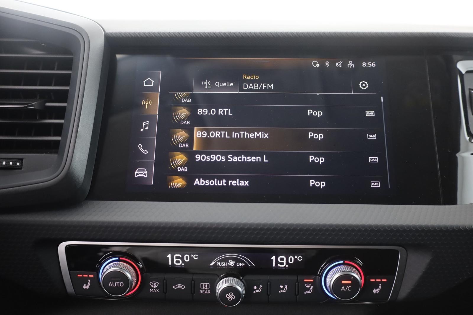 Audi A1 Sportback 25 TFSI LED Sitzheizung App-Connect, миниатюра 11