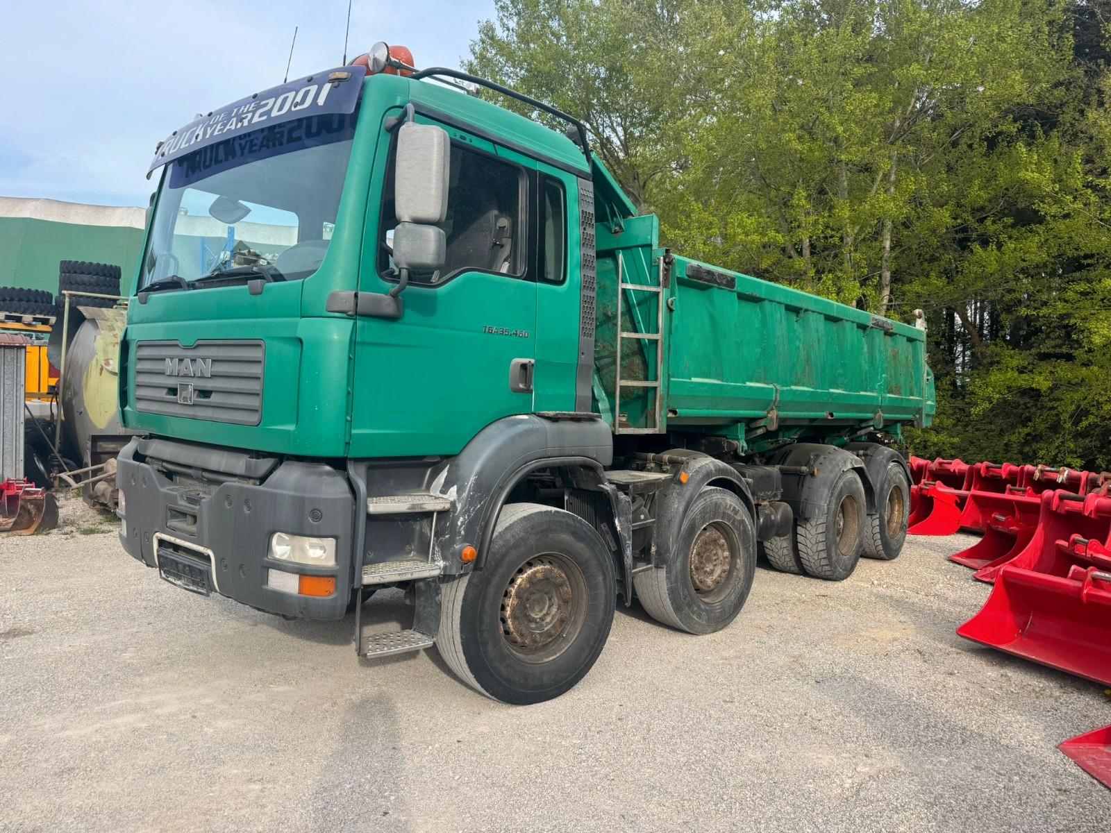 MAN TGA 35.460 8X4 meiller tipper - bordmatic
