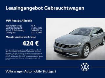 Volkswagen Leasingangebot: Volkswagen Passat Variant Alltrack 2.0 TDI DSG Navi Kamera