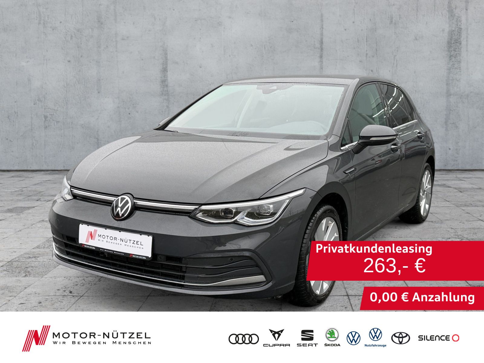 Volkswagen Golf VIII 1.5 eTSI DSG STYLE LEDplus+NAV+ACC+SHZ