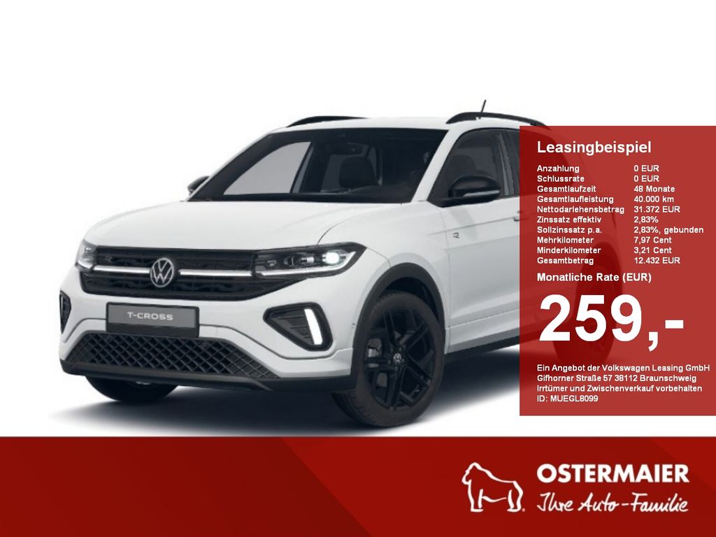 Volkswagen T-Cross R-Line 1.0TSI 116PS DSG IQ.LIGHT,AHK,ACC