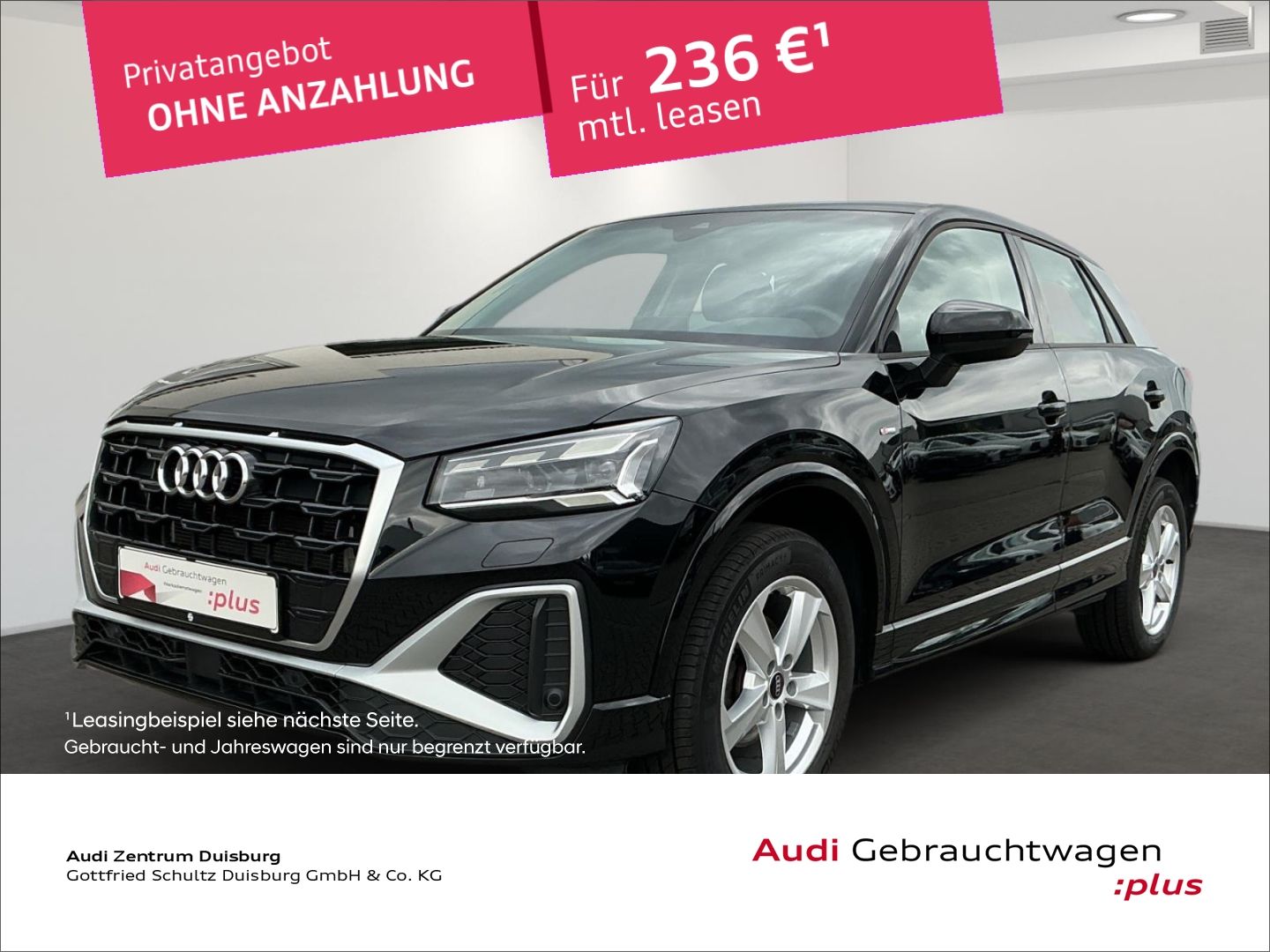 Audi Q2 35 TFSI S line LED El. Heckklappe Apple Andro
