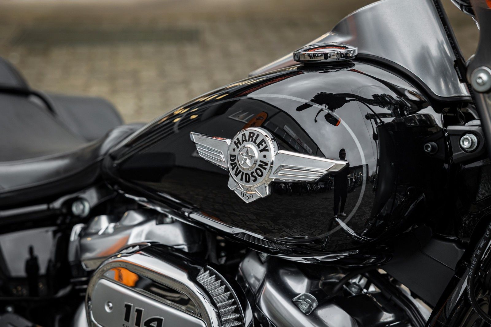 Fahrzeugabbildung Harley-Davidson FLFBS FAT BOY SOFTAIL 114 CUI - Screaming Eagle