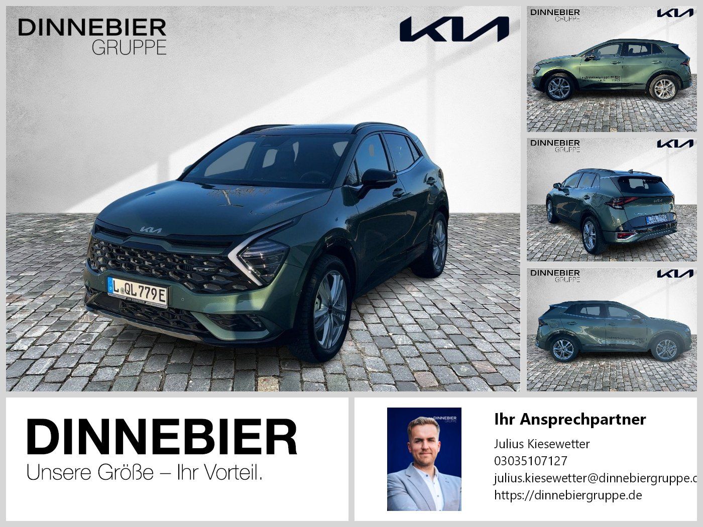Kia Sportage 1.6T GT-Line AWD+Glasdach+360°+LED