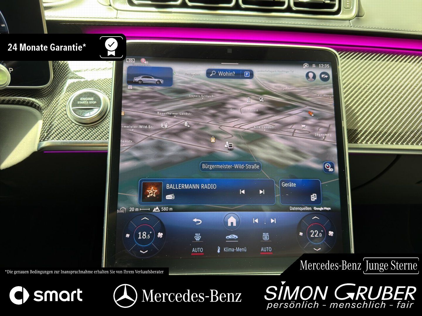 Fahrzeugabbildung Mercedes-Benz S 63 e Performance L Carbon Chauffeur Executiv