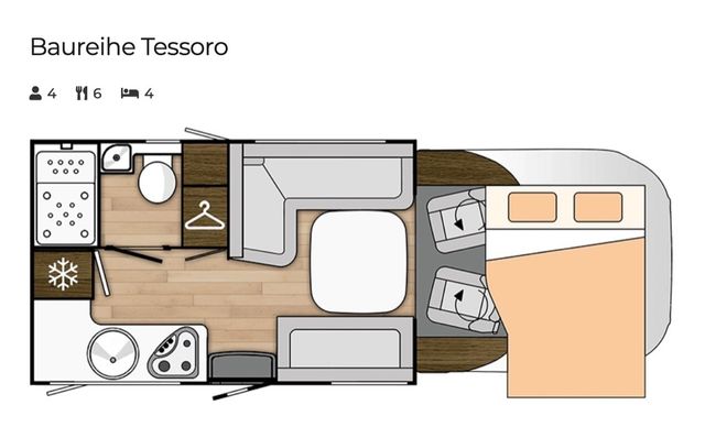 Benimar Tessoro 481 Automatik -165PS -2x Solar -Winterp.