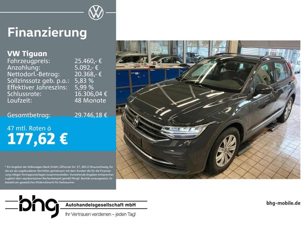 Tiguan 1,5 Life Kamera Sitzheizung