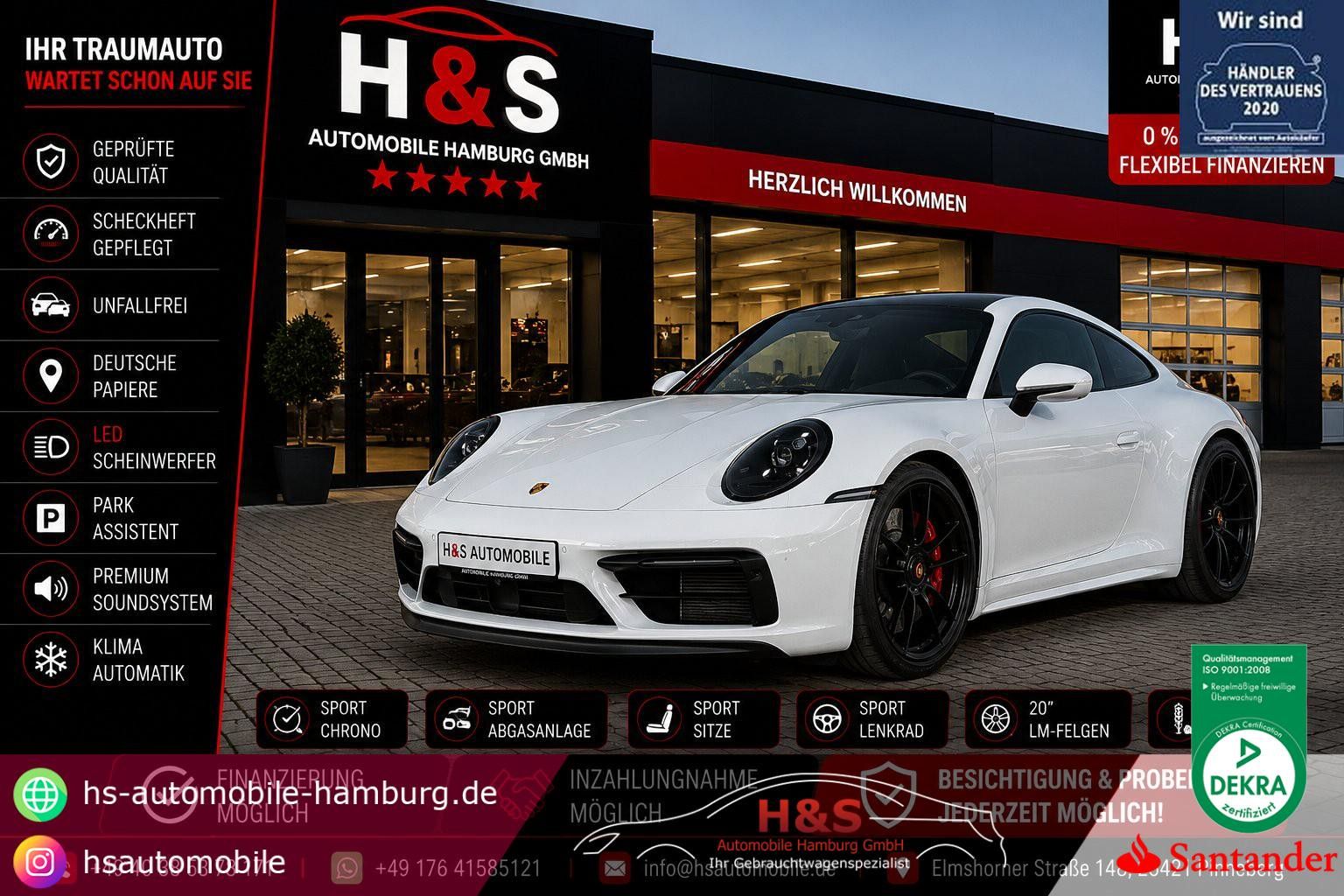 Porsche 911 Carrera 4 GTS BOSE*SCHIEBEDACH*360°PVTS Plus