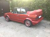 Volkswagen Golf 1 Cabrio 1,8 2H 98PS rot Servo TÜV 5/27 - Volkswagen: Gol 98