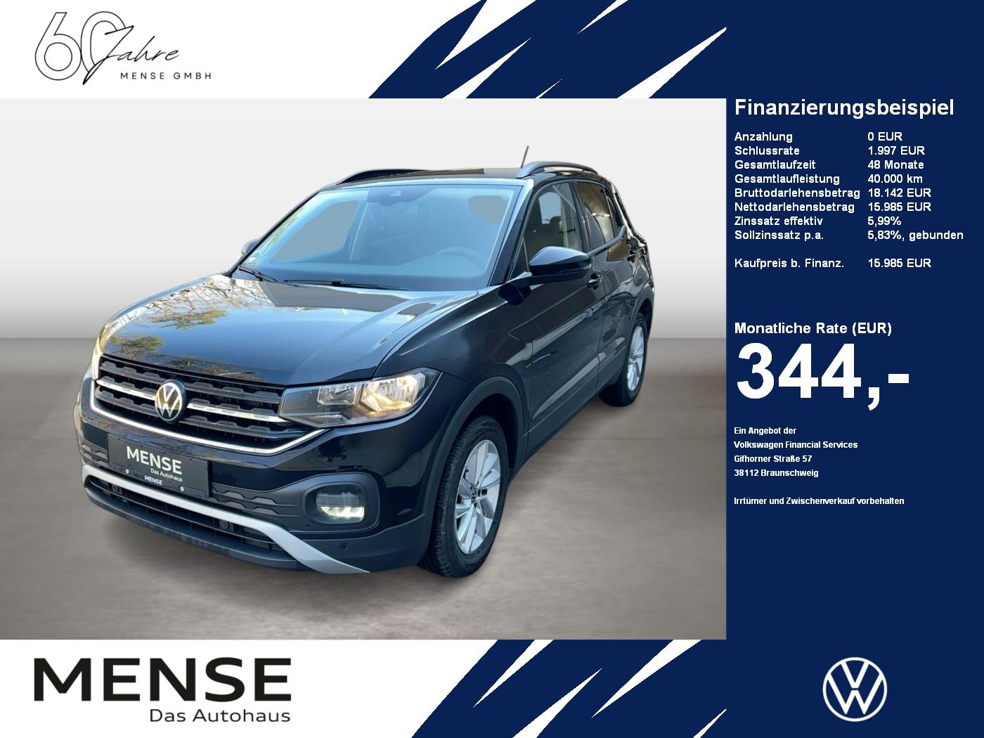 Volkswagen T-Cross 1.0 TSI Life Navi|KlimaA|LaneAss|PDC