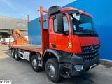 Mercedes-Benz Arocs 3240 8X4, EURO 6, Steel suspension, Palfin - Mercedes-Benz AROCS 3240