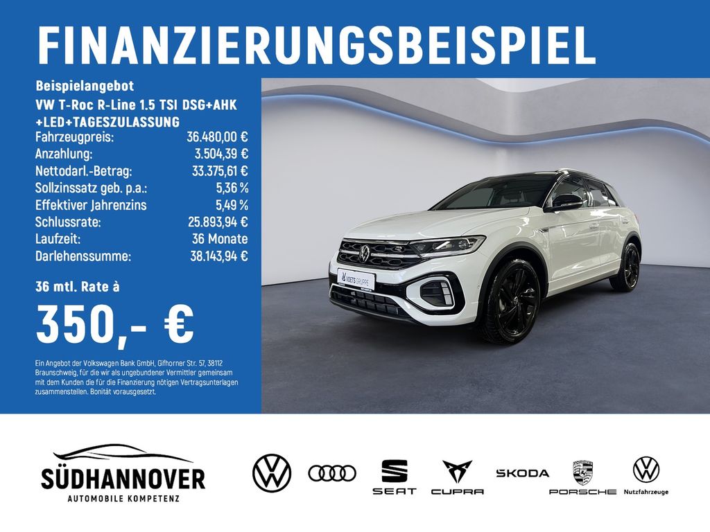 T-Roc R-Line 1.5 TSI DSG+AHK+LED+TAGESZULASSUNG