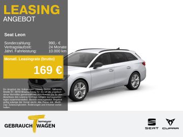 Seat Leasingangebot: Seat Leon Sportstourer 1.5 eTSI DSG FR SIDE-ASSIST NA