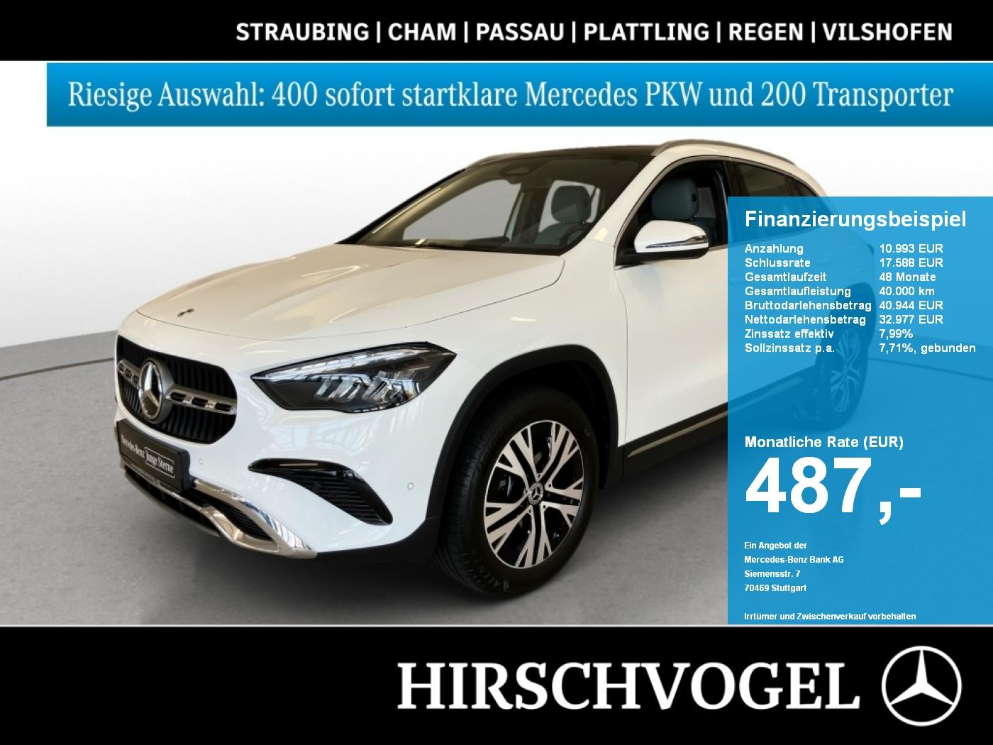 Mercedes-Benz GLA 220 4M Progressive+Pano+MBUX+Navi-Pr+LED+Kam