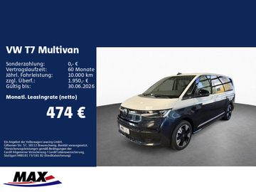 Volkswagen Leasingangebot: Volkswagen Multivan 75 Jahre Bulli Edition 2.0 TDI DSG LED*