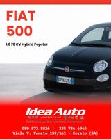 Fiat 500 1.0 Hybrid Pop - Fiat 500 Pop mit Hybrid-Antrieb (Benzin/Elektro)