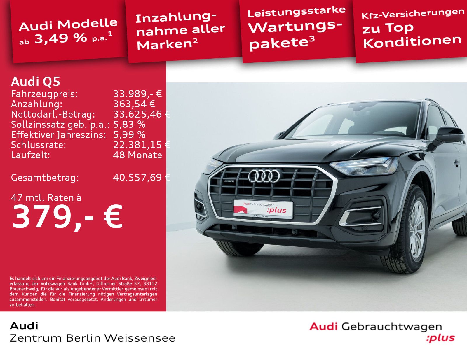 Audi Q5 50 TDI TIPT*QUA*LED*AHK*NAVI*SHZ*PDC*VC*KLIMA imagem 2