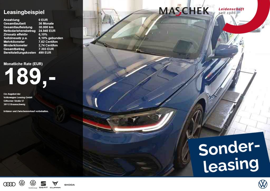 Volkswagen Polo GTI 2.0 TSI Matrix ACC Faro18 IQ Drive Sitz