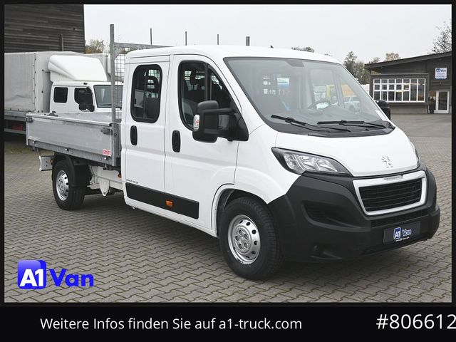 Peugeot Boxer Doka Kipper, AHK, Klima, Standheizung 