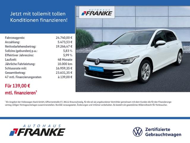 Volkswagen Golf VIII Life 1.5 TSI LED Panoramadach Navi