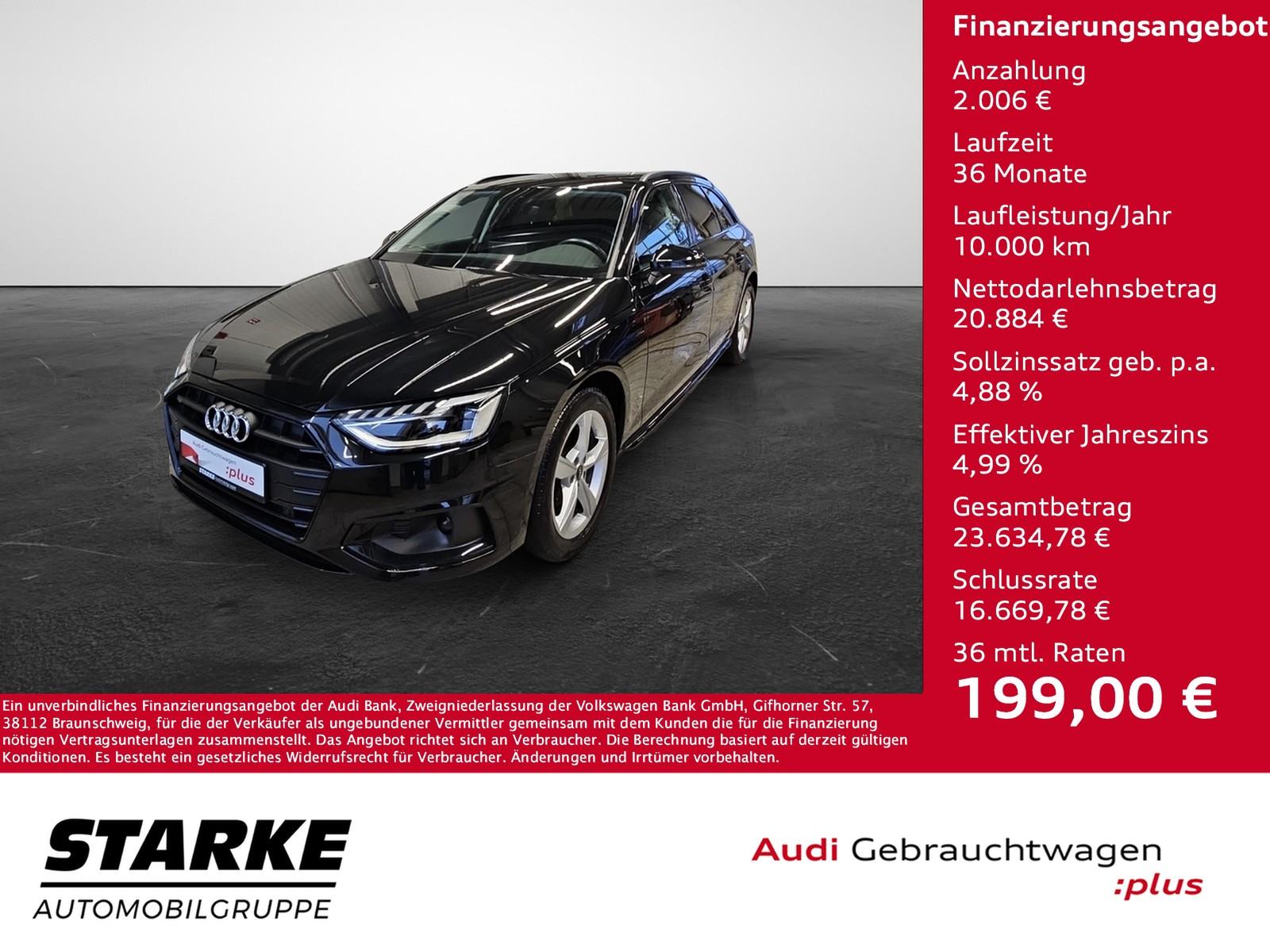 Audi A4 Avant 35 TFSI S tronic advanced NaviPlus LED 