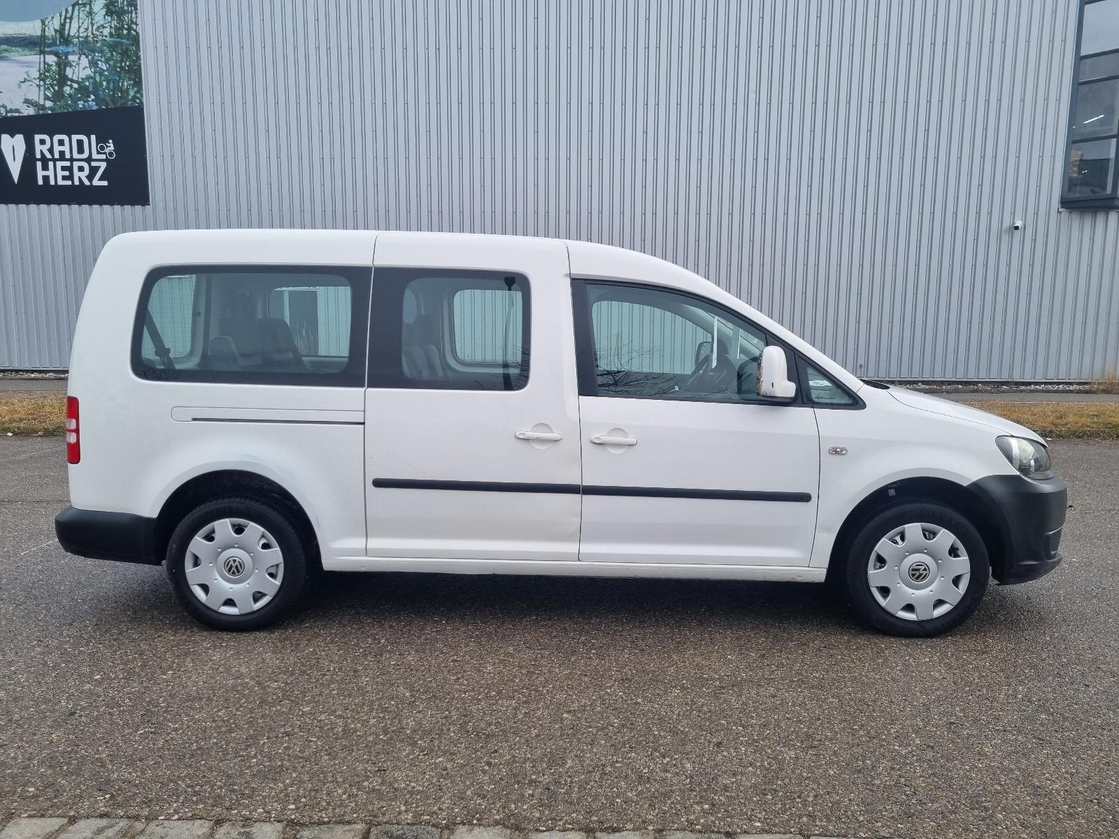 Volkswagen Caddy Maxi Trendline 7 Sitze Klima 1. Hd. Euro 5