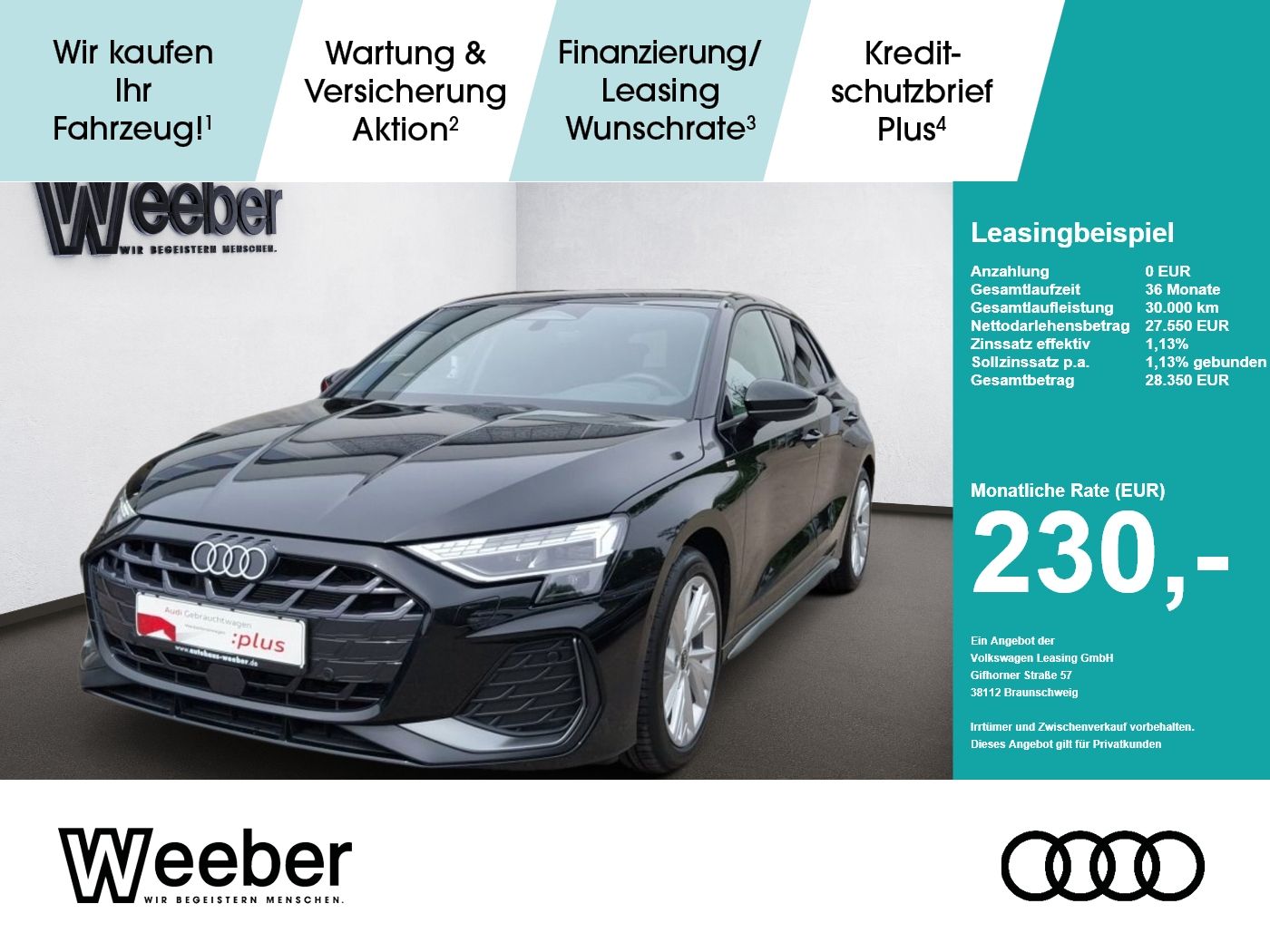 Audi A3 Sportback S line *KESSY*KAMERA*NAVI*5J GAR*LE