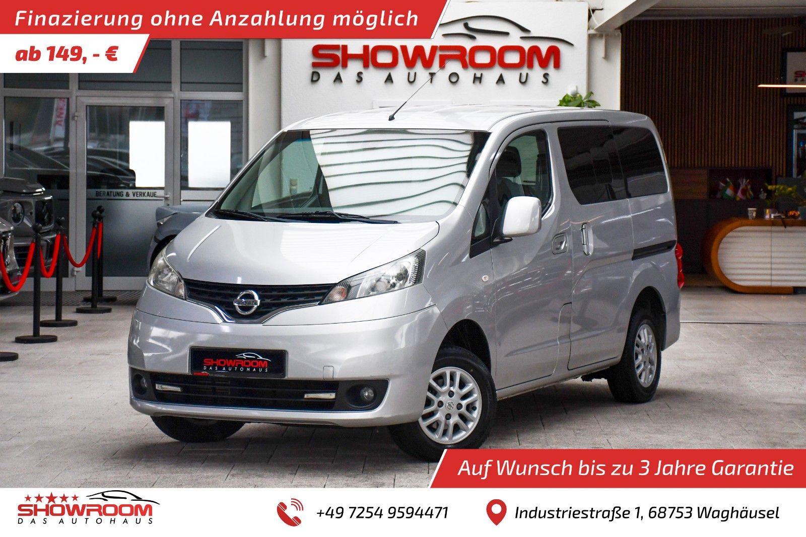 Nissan NV200 Evalia Premium Tem Kam Navi 7 Sitz