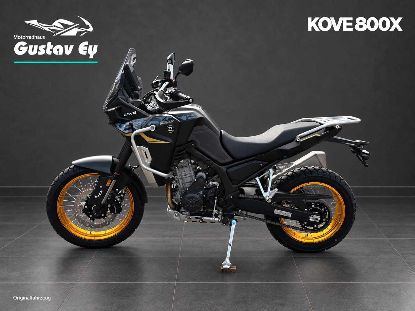 KOVE 800X Touring | Black | 3 Koffer | ABS